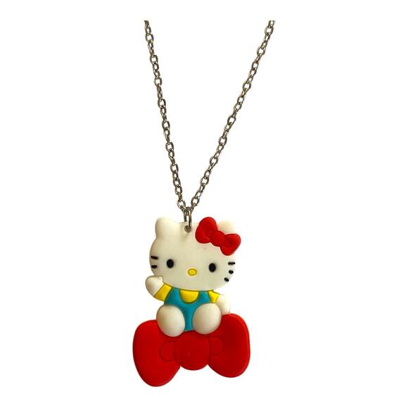 Hello Kitty Accessory Gift Set | Necklace, Keychain, Shoe Charms, Hair Clips Set - Picture 2 of 7